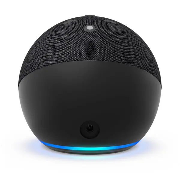 Amazon Echo Dot 5th Gen LED Display Smart Speaker with Clock – Color: Black – View 5