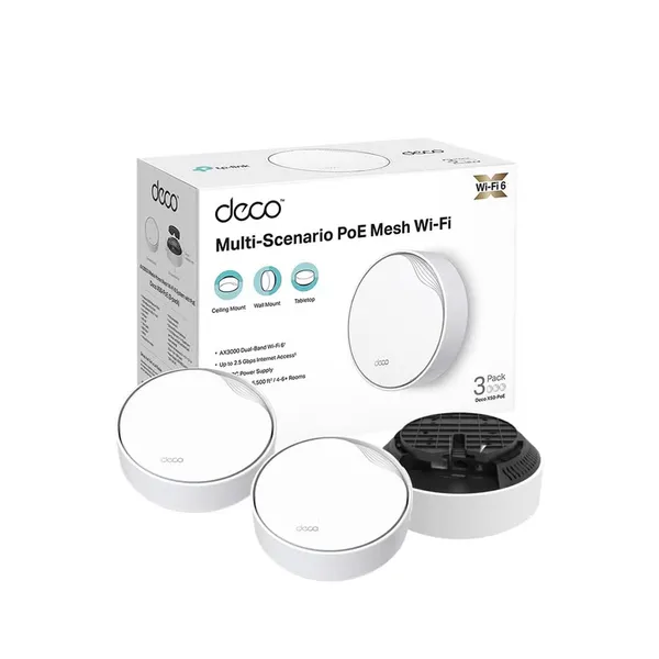 TP-Link Deco X50-PoE AX3000 Dual-Band Mesh Router – View 3