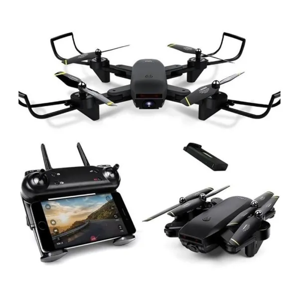 DM107S Full HD Camera Foldable Toy Drone – View 2