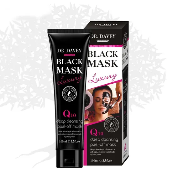 Dr. Davey Deep Cleansing Tighten Pores Peel-off Black Face Mask – View 3