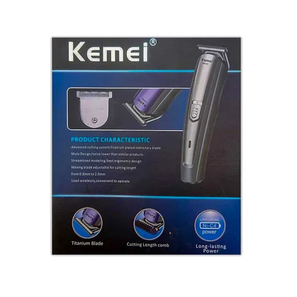 Kemei KM-031 Rechargeable Battery Powerful Hair Trimmer – View 3