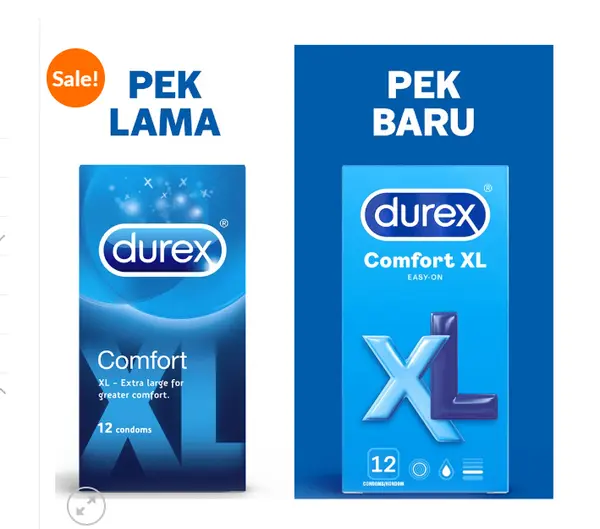 Durex Comfort XL Condoms 12 Pcs Extra-Large Size – View 2