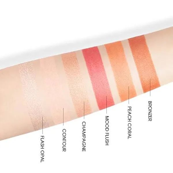 Imagic 6 Color Highlight Blush And Contour Palette Eyeshadow – View 4