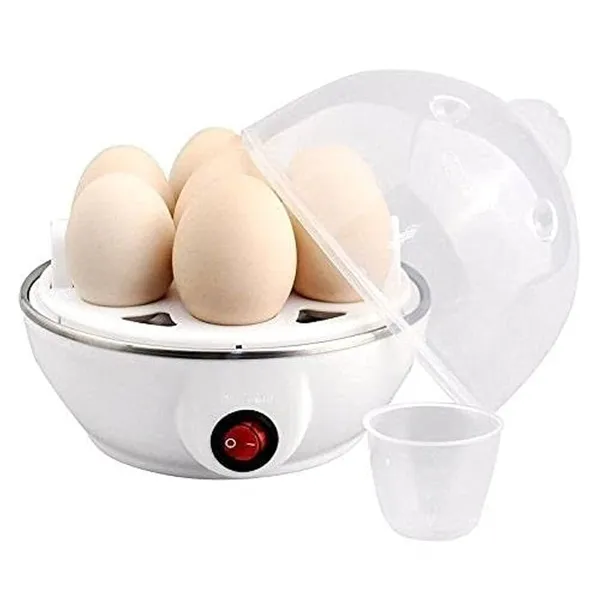Multipious Rapid Electric Versatile Heat-Resistant Egg Boiler – Color: White – View 1