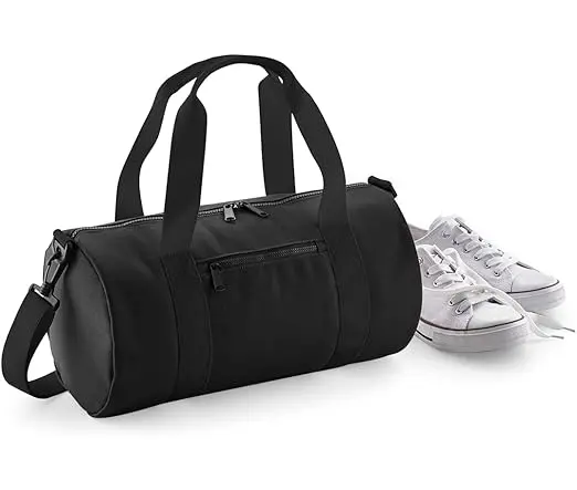 BagBase BG140s Mini Tactical Duffle Men Sport Gym Bag – Color: Black – View 2
