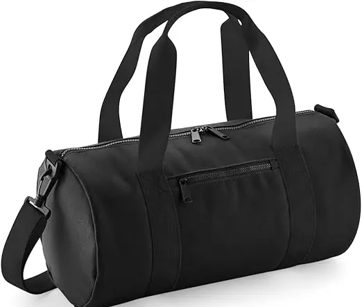 BagBase BG140s Mini Tactical Duffle Men Sport Gym Bag – Color: Black – View 1