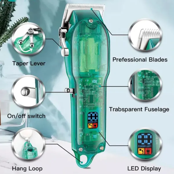 VGR V-660 Professional Rechargeable Cordless Hair Clipper Trimmer – View 4