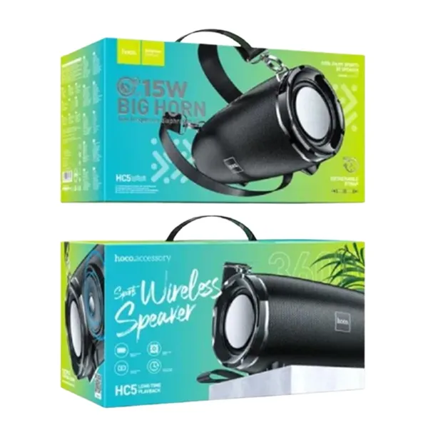 Hoco HC5 Cool Enjoy Portable Bluetooth Speaker – View 2