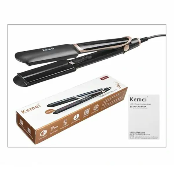 Kemei Km-2212 Electric LCD Hair Straightening For Women – View 2