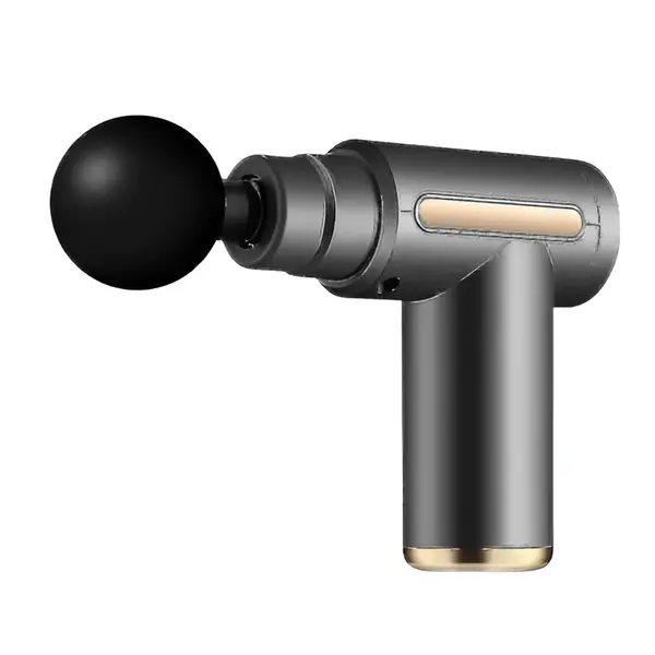 Deep Tissue Pain Relief Mini Electric Massage Gun – Color: Gray – View 2
