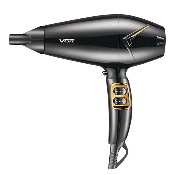 VGR V-423 Essential Dry Care Salon Series Hair Dryer for Women Black Color – View 1