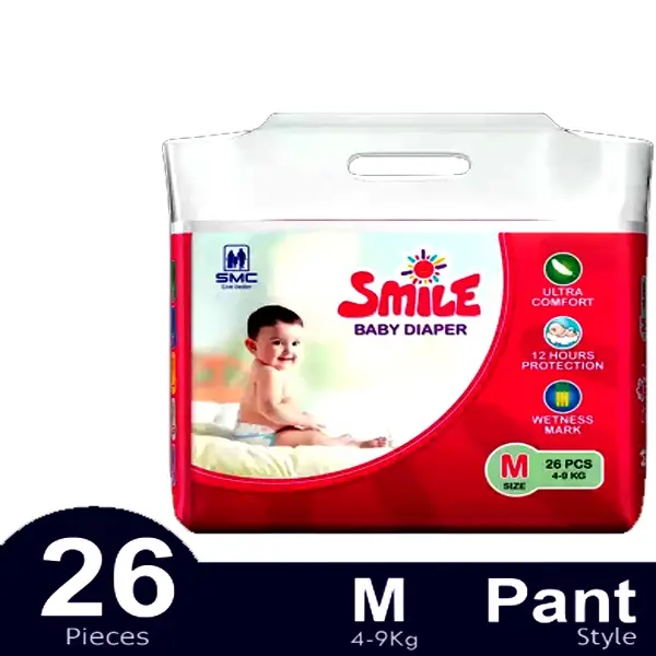 SMC Smile Pant System Leak Proof Baby Diaper – Quantity: 26 pcs – View 2