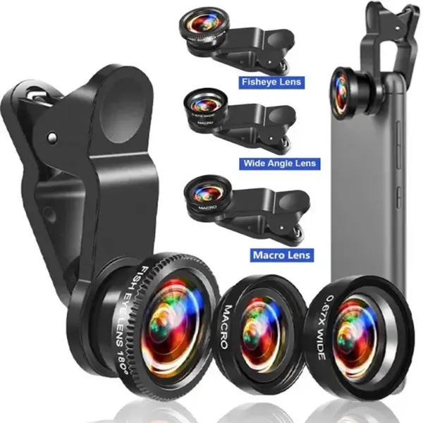 Mobcam 3 in 1 Macro Lens Mobile Camera Lens, Fish Eye, Wide Angle Mobile Phone Lens – View 3