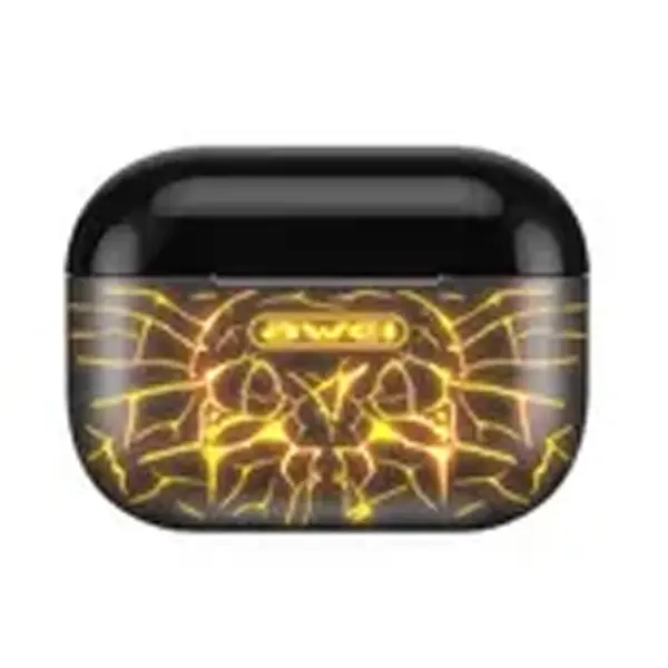 AWEI T28 Pro True Wireless Bluetooth Earphones – Color: Yellow – View 1