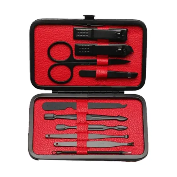 Manicure Pedicure Set Kit 10 in 1 Professional Sharp Nail Clippers – View 1