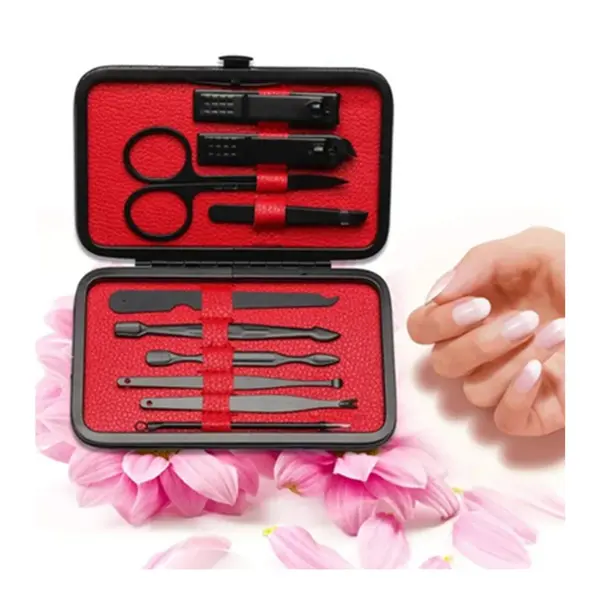 Manicure Pedicure Set Kit 10 in 1 Professional Sharp Nail Clippers – View 2
