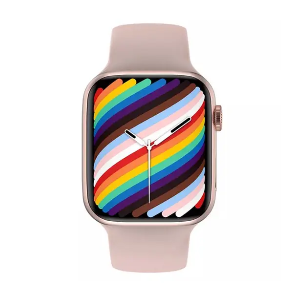 Microwear W17 Bluetooth calling Smart Watch – Color: Pink – View 1