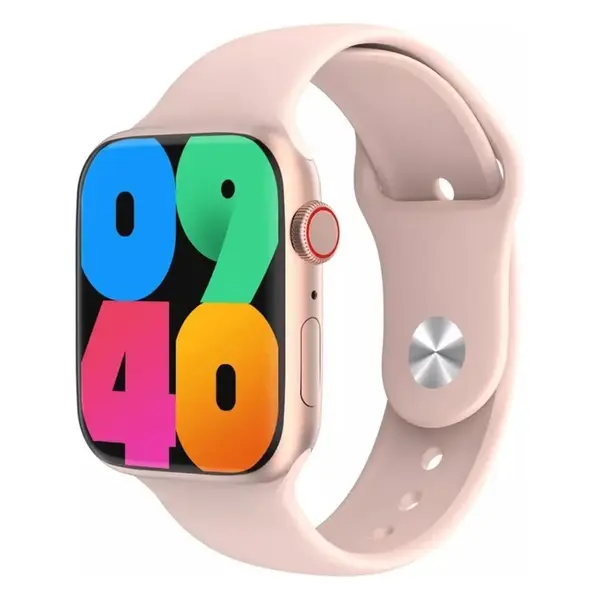 Microwear W17 Bluetooth calling Smart Watch – Color: Pink – View 2