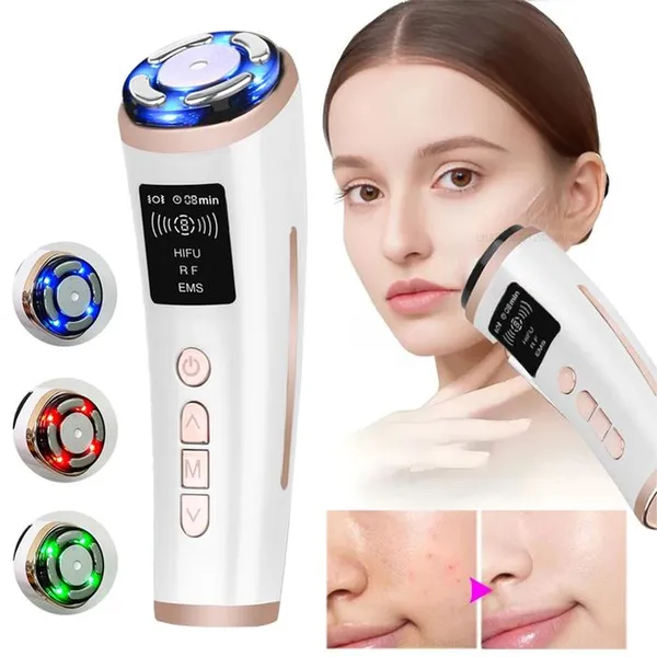 HIFU Facial Machine Wrinkles Remove 3 in 1 Face Steamer – View 2