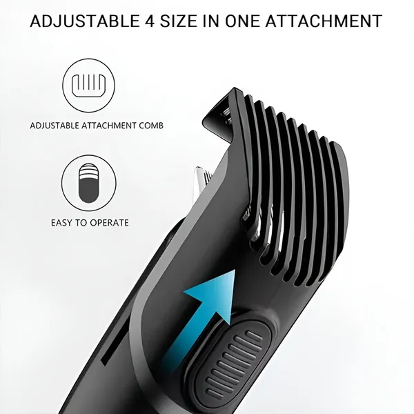 HTC AT-525 Professional Hair Clipper & Beard Trimmer For Men  – View 4