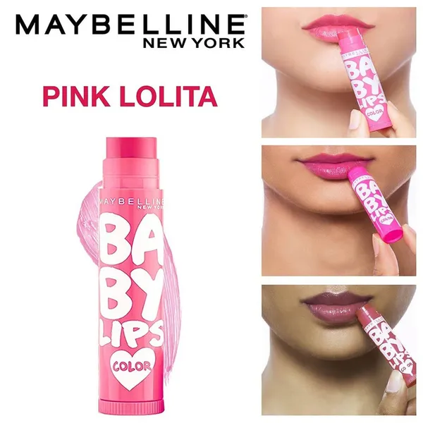 Maybelline Baby Lips Pink Lolita Color SPF11 Lip Balm – View 3