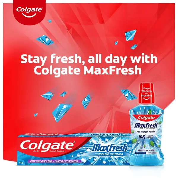 Colgate Max Fresh Blue Gel Unisex Adults Toothpaste – Quantity: 150 g – View 5