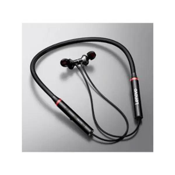 Lenovo HE05X Bluetooth Neckband Earphone Black Color – View 4