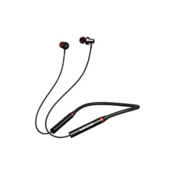 Lenovo HE05X Bluetooth Neckband Earphone Black Color – View 2