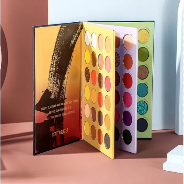 Beauty Glazed 72 Eyeshdow Pallet 3 layer Book Style Combination Makeup set – View 4