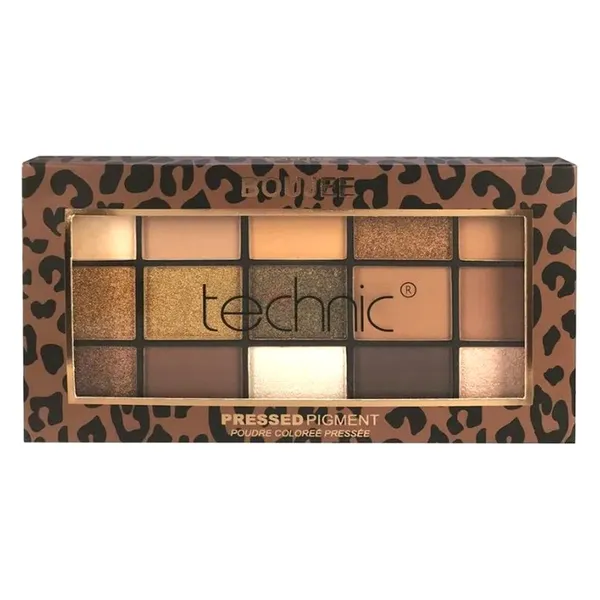 Technic 15 Color Pressed Pigment Eyeshadow Palette - Boujee – View 3