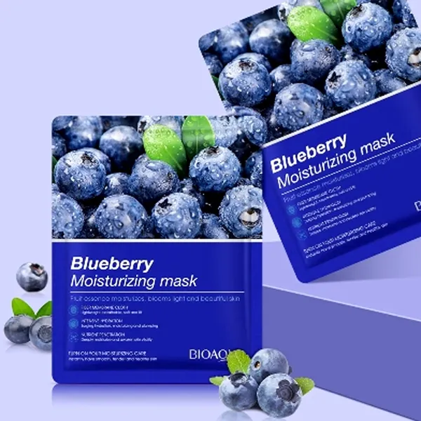 Bioaqua Blueberry Moisturizing Skin Smooth Face Sheet Mask – View 3