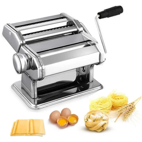 Manual High Quality Stainless Steel Noodle Maker Handheld- Silver – View 2