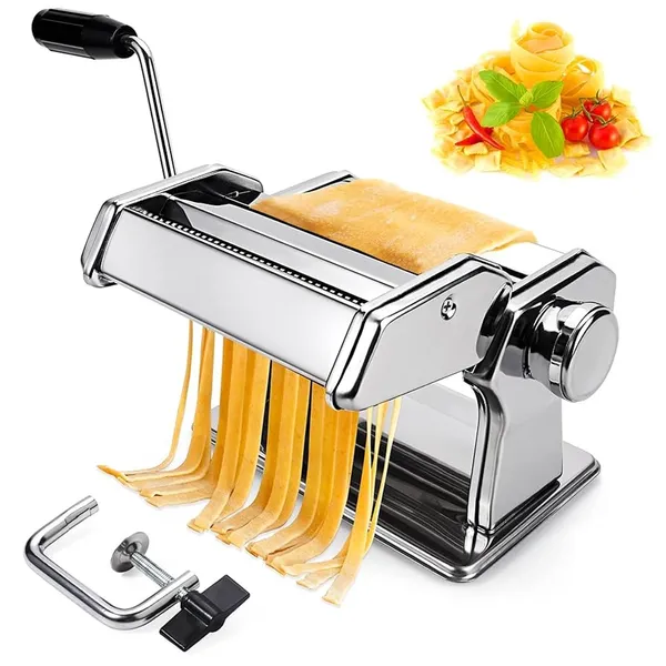 Manual High Quality Stainless Steel Noodle Maker Handheld- Silver – View 3