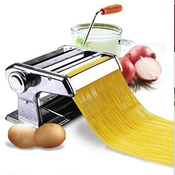 Manual High Quality Stainless Steel Noodle Maker Handheld- Silver – View 4