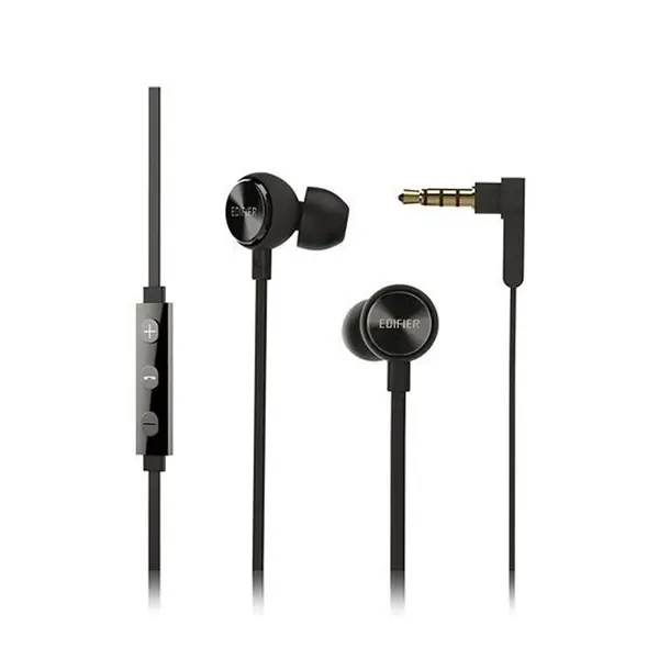  Edifier P293 Plus 3.5mm Wired Earphone with Controller – Color: Black – View 2