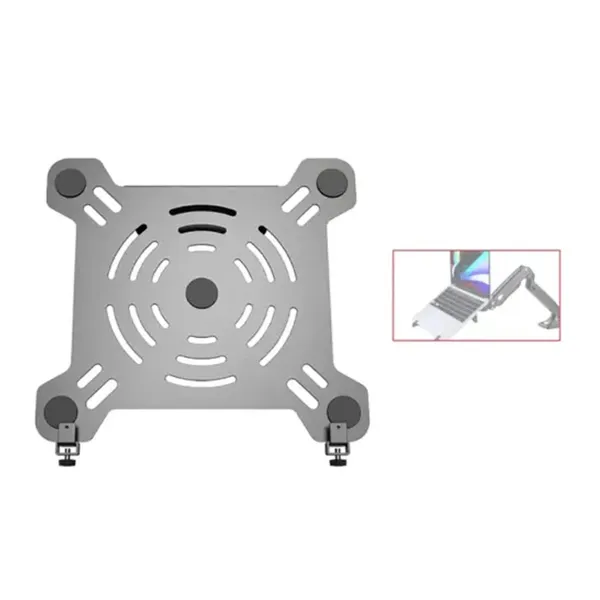 Zeno MP2 Heavy Metal Adjustable Laptop Tray Stand – View 2