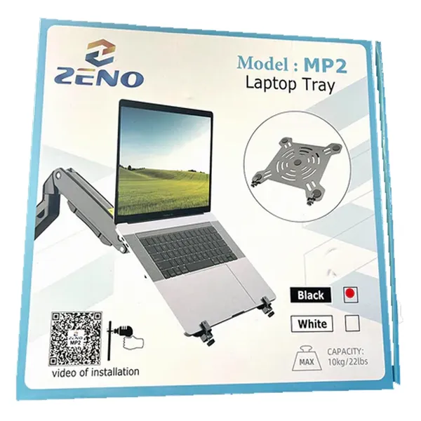 Zeno MP2 Heavy Metal Adjustable Laptop Tray Stand – View 4