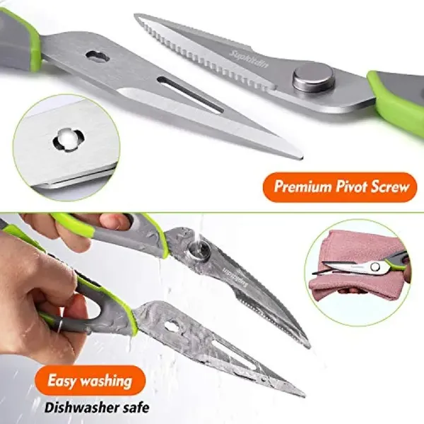 Multi-functional 7 in 1 Stainless Steel Kitchen Scissors – View 5