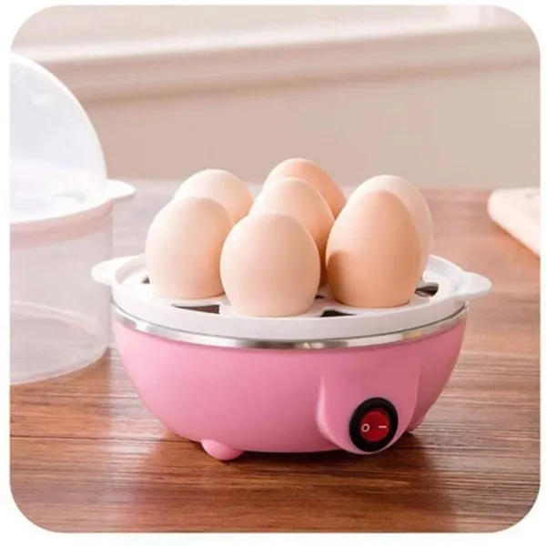 Multipious Rapid Electric Versatile Heat-Resistant Egg Boiler – Color: Pink – View 3