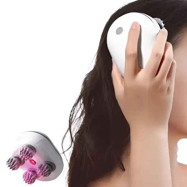 Migraine Electric Portable Head Massager for Deep Relaxation – Color: Green – View 2