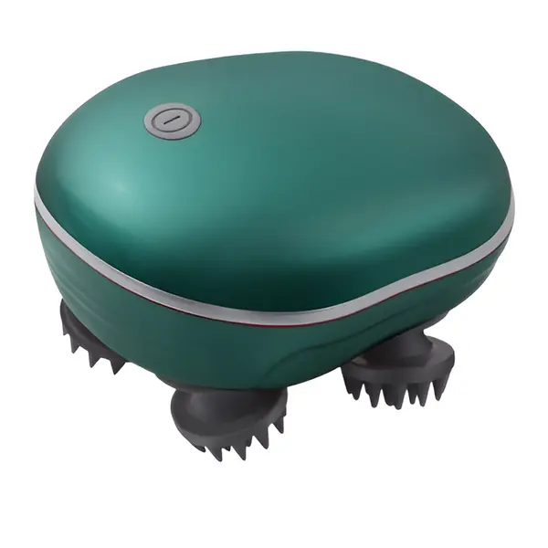 Migraine Electric Portable Head Massager for Deep Relaxation – Color: Green – View 1