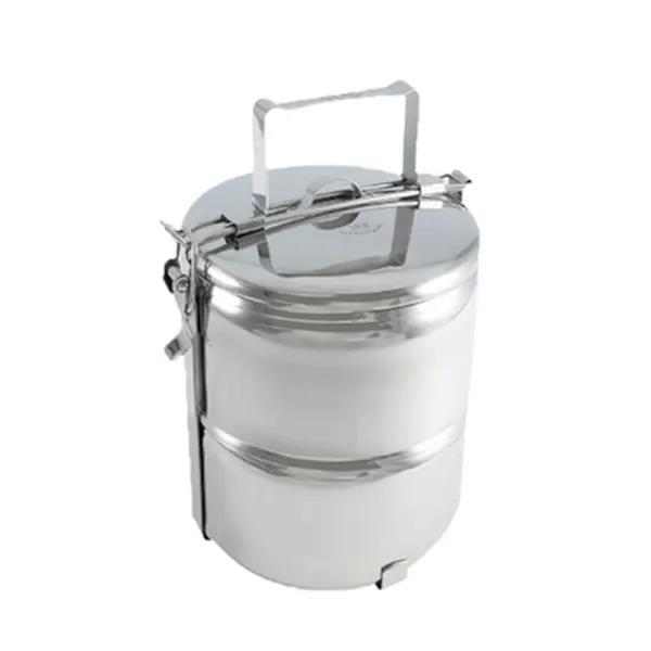SKB Food Container Round Stainless Steel Lunch Box – View 1