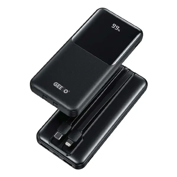 GEEOO P2 Slim Super Fast Charging 10000 mAh Power Bank – View 1