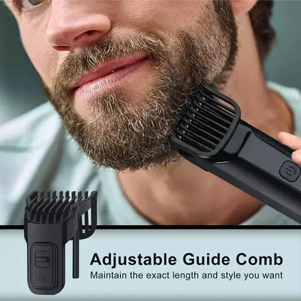 VGR V-929 Professional Rechargeable Hair Trimmer with LED Display 100 Minutes Run Time Black – View 4
