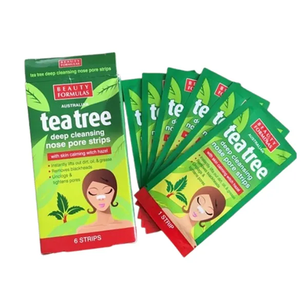 Beauty Formulas Tea Tree Deep Cleansing Nose Pore Strips – 6pcs – View 2