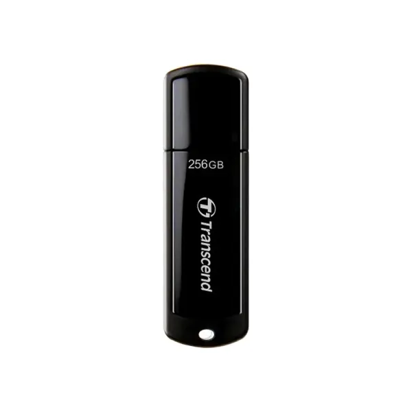 Transcend JetFlash 700/730 256GB USB 3.1 Gen 1 Black Pen Drive – View 1