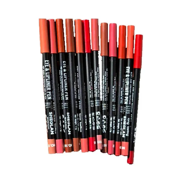 Sheglam Professional 12 Pencils Natural Waterproof Soft Lip Liner – View 4