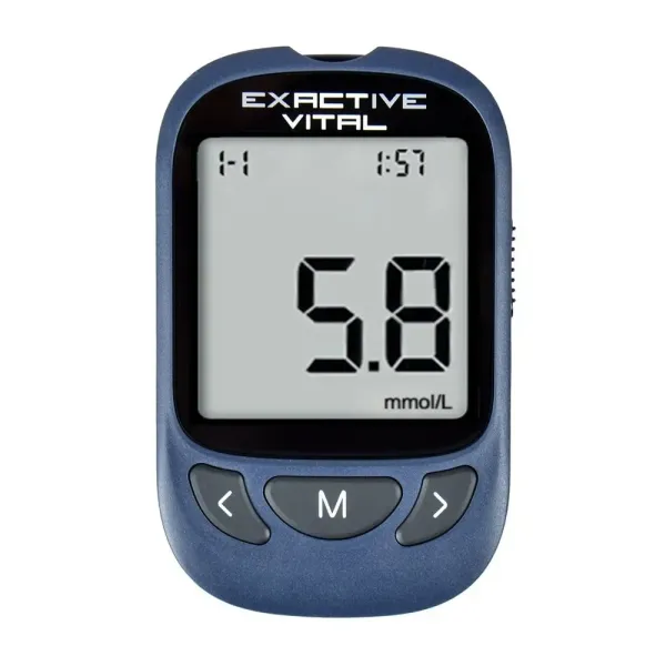 Exactive Vital Blood Glucose Meter – 5 Second Blood Sugar Testing Device – View 2
