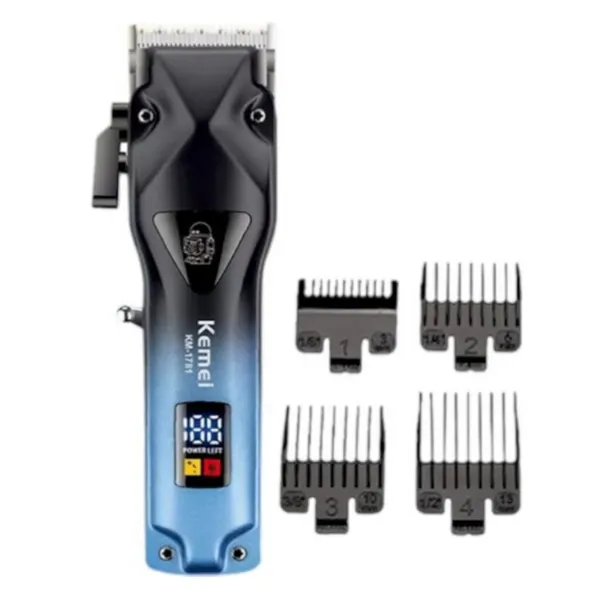 Kemei KM-1781 Professional Rechargeable Hair Trimmer – Color: Blue – View 1