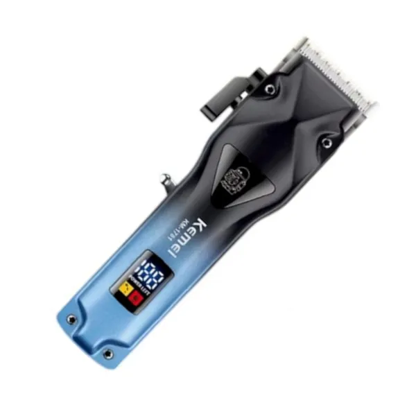 Kemei KM-1781 Professional Rechargeable Hair Trimmer – Color: Blue – View 3